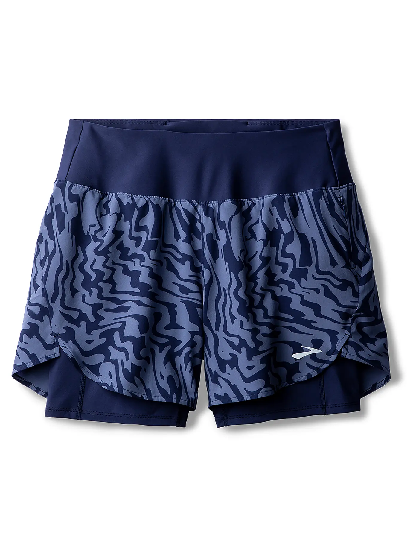 BROOKS | Damen Laufshort Chaser 5 2in1 2.0 | blau